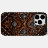 工具付きレザーデザイン Case-Mate iPhoneケース (裏面 (横))