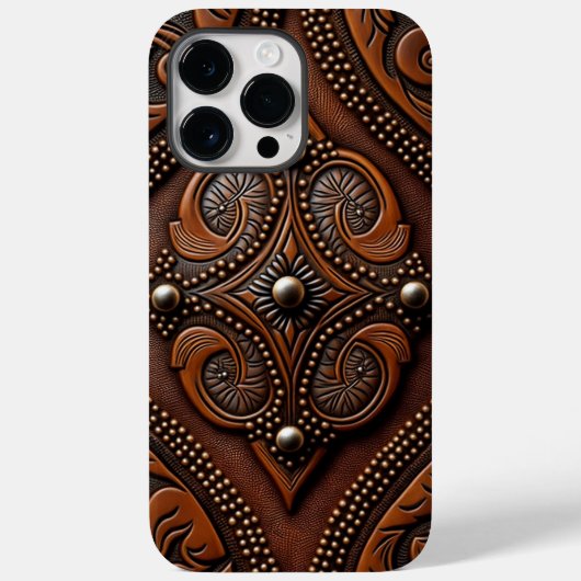 工具付きレザーデザイン Case-Mate iPhoneケース (裏面)