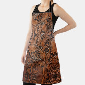 工具付きレザーブラウンヴィンテージエプロン エプロン (インサイチュ)