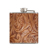 工具付きレザープリントウイスキーフラスコ フラスク (裏面)