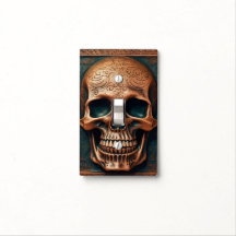 工具付きレザー3D LOOKライトスイッチカバー