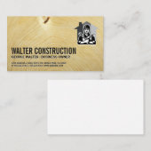 工具付き一般請負業者 | 建築 名刺 (正面/裏面)