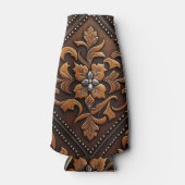 工具付き革 ボトルクーラー (正面)