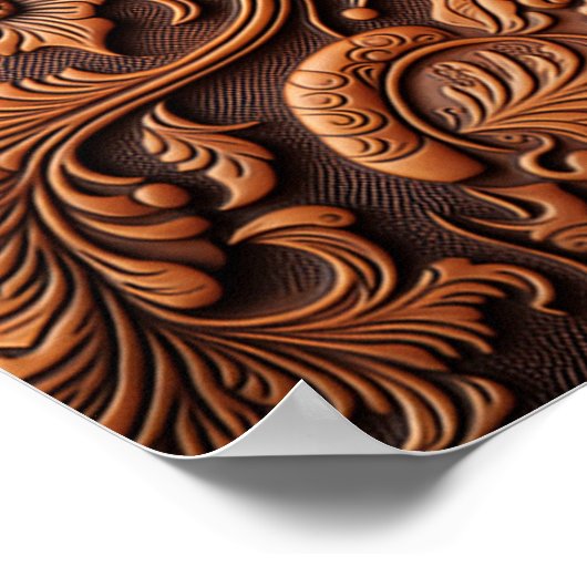 工具付き革 ポスター (角)