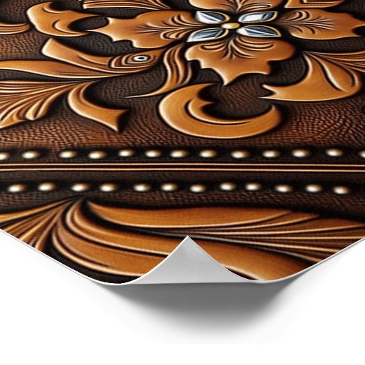 工具付き革 ポスター (角)