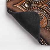 工具付き革 マウスパッド (コーナー)