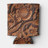 工具付き革 缶クーラー (正面)