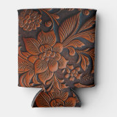 工具付き革 缶クーラー (正面)