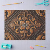 工具付き革 薄葉紙 (クラフト)