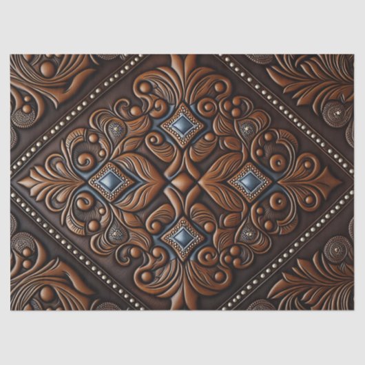 工具付き革 薄葉紙 (正面)