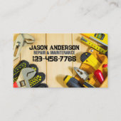 工具修理保守建築便利屋 名刺 (正面)