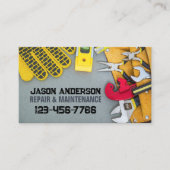 工具修理保守建築便利屋 名刺 (正面)