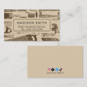 工具素朴大工の名刺 名刺 (正面/裏面)