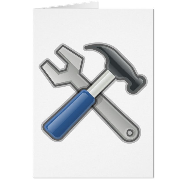 工具、ハンマー、レンチ (正面)