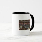 工場および作業者の分類と梱包(インテリア) マグカップ (正面右)