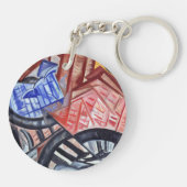 工場および橋 キーホルダー (裏面)