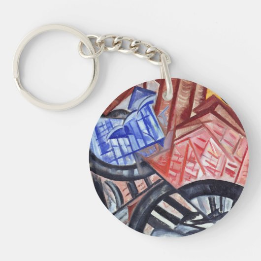 工場および橋 キーホルダー (正面)