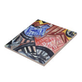 工場および橋 タイル (側面)