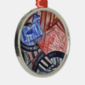 工場および橋 メタルオーナメント (右)