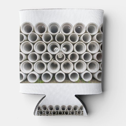 工場でのコンクリート下水道管のスタック 缶クーラー (正面)