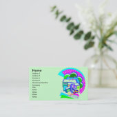 工場プロファイルカード 名刺 (スタンド正面)