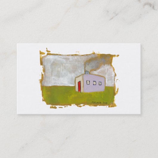 工場ユニークで新しくシンプルでモダンな民芸 名刺 (正面)