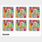 工場作業のシール スクエアシール (シート)