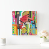 工場作業用壁時計 スクエア壁時計 (ホーム)