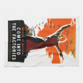 工場来に入る キッチンタオル (横)