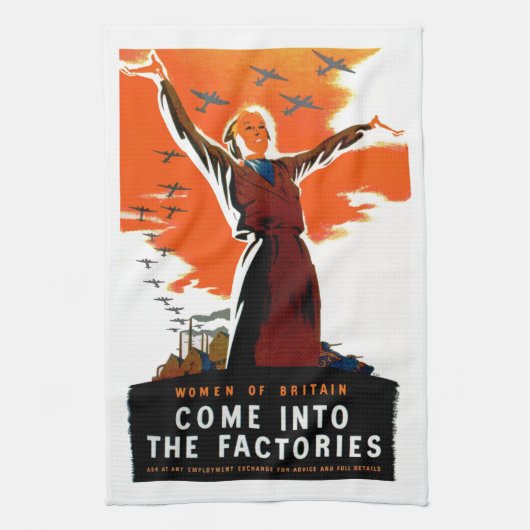 工場来に入る キッチンタオル (縦)