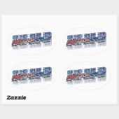 工場楕円形のステッカー 楕円形シール (シート)