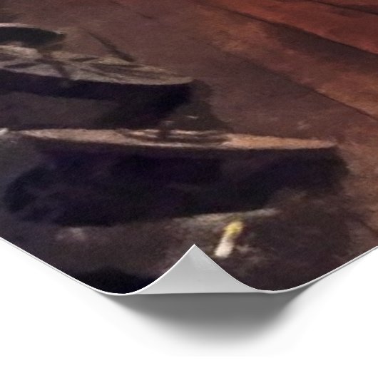 工場機械工場 ポスター (角)