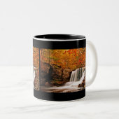 工場滝の秋 ツートーンマグカップ (正面右)