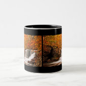 工場滝の秋 ツートーンマグカップ (中央)