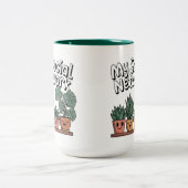 工場親ソーシャルネットワーク ツートーンマグカップ (中央)