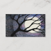 工夫される木および月の十字 名刺 (裏面)