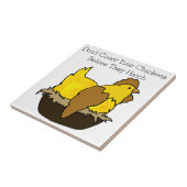 工夫する前にあなたの鶏を数えないで下さい タイル (側面)