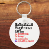 工業エンジニアクイズ…ジョーク キーホルダー (正面)