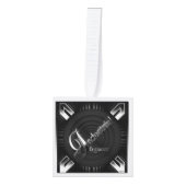 工業技術者デコ・フレア キューブオーナメント (正面)