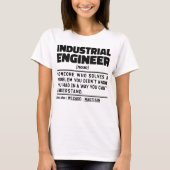 工業技術者名詞人皮肉ことわざ Tシャツ (正面)