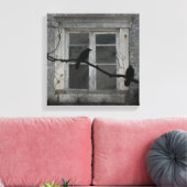 工業用カラス キャンバスプリント (インサイチュ (リビング))