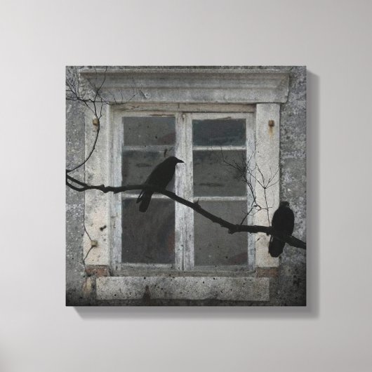 工業用カラス キャンバスプリント (正面)
