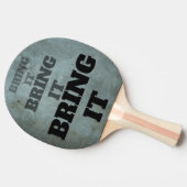 工業用グランジに風化する 卓球ラケット (横)