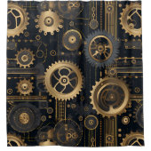 工業用シックなシャワーカーテン シャワーカーテン (正面)