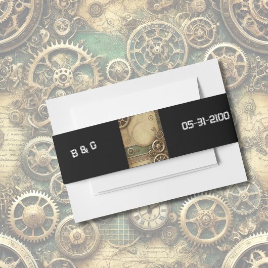 工業用スチームパビクトリアンンク結婚ガーワーク 招待状ベリーバンド