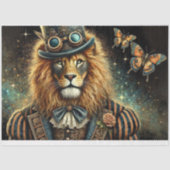 工業用スチームパンクリオンファンタジーデコページ 薄葉紙 (正面)