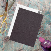 工業用ブラウンフェイクレザー ポストカード