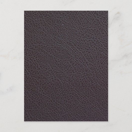 工業用ブラウンフェイクレザー ポストカード (正面)