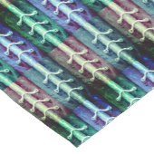 工業用ミニマリズムの色抽象デザイン- ショートテーブルランナー (コーナー)