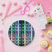 工業用ミニマリズム色抽象デザイン ペーパープレート (パーティー)